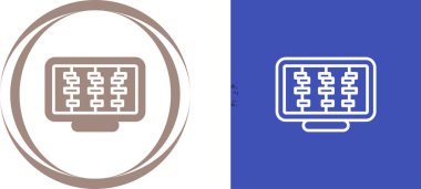 Masaüstü Bilgisayar Simgesi, Beyaz Arkaplanda Yalıtılmış Pc 'nin Vektör Sembolü 