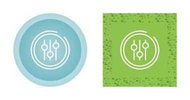 Basit eşitleyici simgeleri ayarlandı. vektör illüstrasyonu 