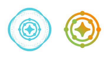 yıldız simgeleri ayarlandı, vektör illüstrasyonu