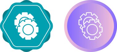 Gears'ı web simge vektör çizim