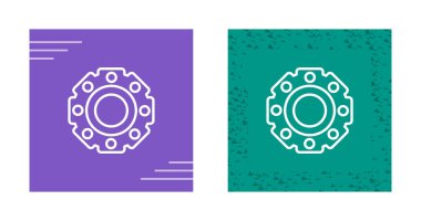 Kilitli fındık izole simgeleri seti, naylon kilit fındık vektör simgeleri eklenir, modern tasarım uygulamaları için mükemmeldir.