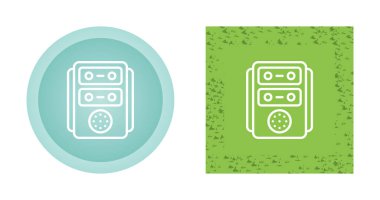 Beyaz arkaplanda izole radyo simgeleri, vektör illüstrasyonu 