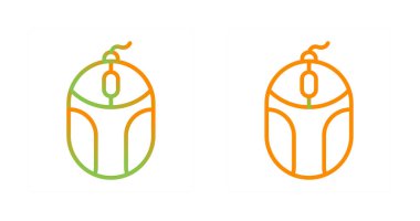 Beyaz arkaplanda izole edilmiş bilgisayar fare simgesi seti 