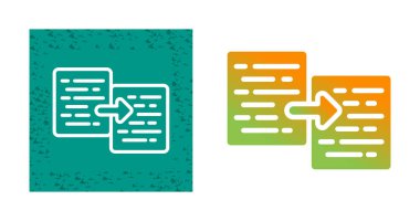 Belge kopyalama simgeleri ayarlandı, vektör illüstrasyonu