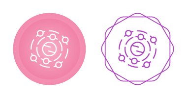 Güneş sistemi simgeleri ayarlandı, vektör illüstrasyonu