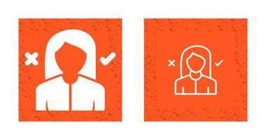 Karar Web simgesi vektör illüstrasyonu