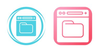 Beyaz arkaplanda izole edilmiş web sayfası simgeleri, vektör illüstrasyonu 