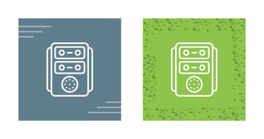 Beyaz arkaplanda izole radyo simgeleri, vektör illüstrasyonu 