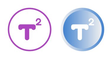 Superscript web simgesi vektör illüstrasyonu