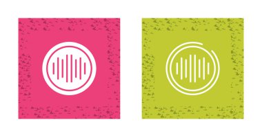 Ses web simgesi vektör illüstrasyonu