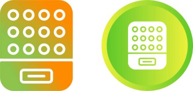 El ısıtıcıları web simgesi vektör illüstrasyonu