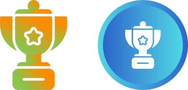 Trophy Kupası simge vektör çizim