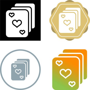 Aşk kartı simgesi beyaz arkaplanda izole edilmiş. romantik kalp sembolü vektör çizimi