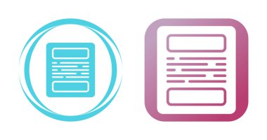 belge simgeleri ayarlandı, vektör illüstrasyonu basit tasarım