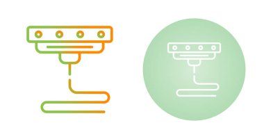 Yumuşak çizgileri olan ince çizimler, 3D yazıcı