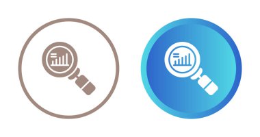 analitik web simgeleri, vektör illüstrasyonu       