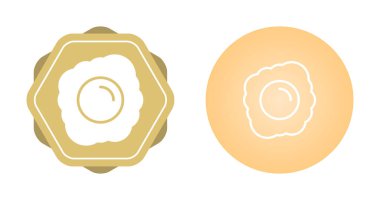 Kızarmış yumurta ağ simgeleri vektör illüstrasyonunu ayarla