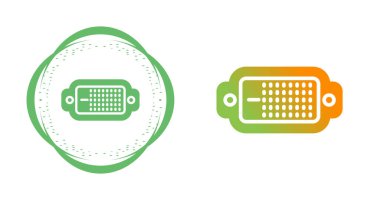 dvi web simgesi vektör illüstrasyonu
