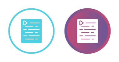 Belge simgeler kümesi, vektör çizim