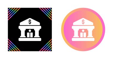 Banka web simge vektör çizim