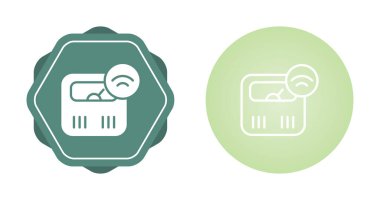 Fitness akıllı ölçek simgesi. Beyaz arkaplanda izole edilmiş web tasarımı için akıllı fitness ölçekli vektör simgesi