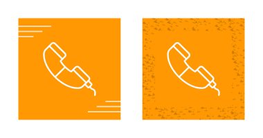 Telefon simgesi seti, vektör illüstrasyonu basit tasarım