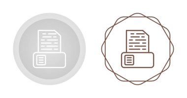  Belge arşiv simgeleri kümesi, vektör illüstrasyonu