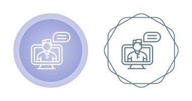 Çevrimiçi öğrenme simgeleri ayarlandı, vektör illüstrasyonu 