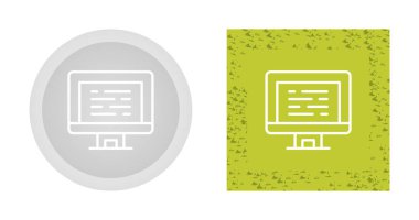 Bilgisayar web simge vektör çizim