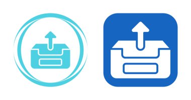 Simge işareti vektör çizim upload