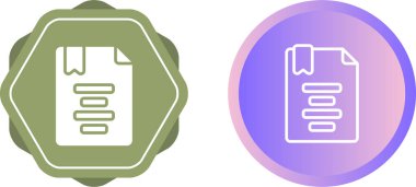 Simge Simgesi İşaretini Ana Çizgi Biçiminde Hizala