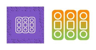 dosya dizinleri simgeleri ayarlandı, vektör illüstrasyonu