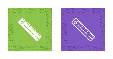 Cetvel ağ simgeleri, vektör illüstrasyonu