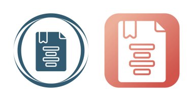 Simge Simgesi İşaretini Ana Çizgi Biçiminde Hizala