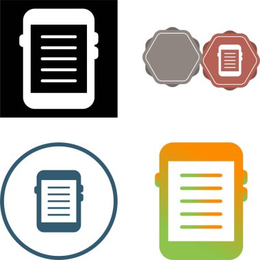 Cep Telefonu Simgesi, Akıllı Telefon İşareti, Beyaz Arkaplan Vektör İllüstrasyonu 