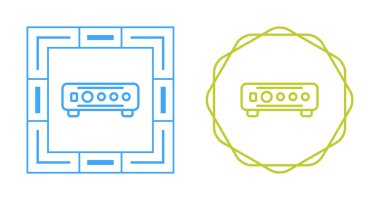 Ağ ikonu vektör illüstrasyonunu yükselt