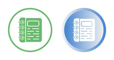Kontrol listesi ve halkaları gösteren dizüstü simgeleri