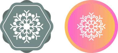 Yılbaşı kar tanesi simgeleri web illüstrasyonunu ayarlar