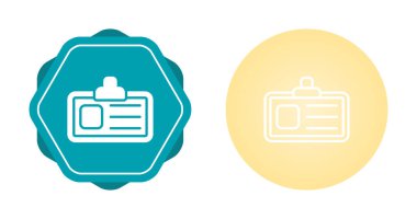 Rozet simgesi vektör çizimi