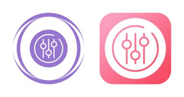 ses eşitleyici simgesi işaret vektörü illüstrasyonu 