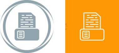  Belge arşiv simgeleri kümesi, vektör illüstrasyonu