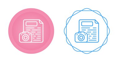 belge simgeleri ayarlandı, vektör illüstrasyonu basit tasarım