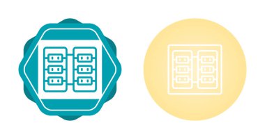 sunucu odası simgeleri vektör illüstrasyon tasarımı ayarla
