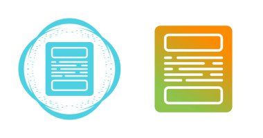 belge simgeleri ayarlandı, vektör illüstrasyonu basit tasarım