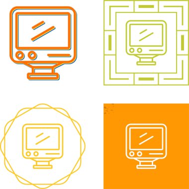 izleyici simgeleri ayarlandı, vektör illüstrasyonu 