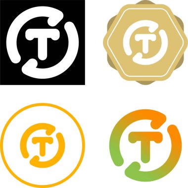 Yazı tipi ve boyut simgesi vektör çizimi 