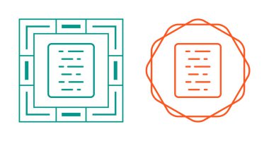 Belge simgeler kümesi, vektör çizim