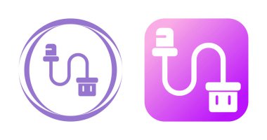 Cable Ferrule simgelerinin vektör illüstrasyonu