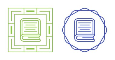 Beyaz arka plan üzerinde izole kitap simgeler kümesi