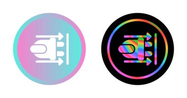 Dolgu simgesi vektör illüstrasyon tasarımı